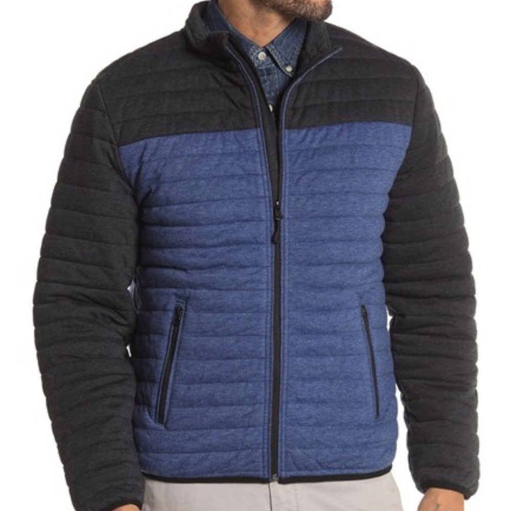 NWT BAGATELLE Colorblock Knit Puffer Jacket Men's M